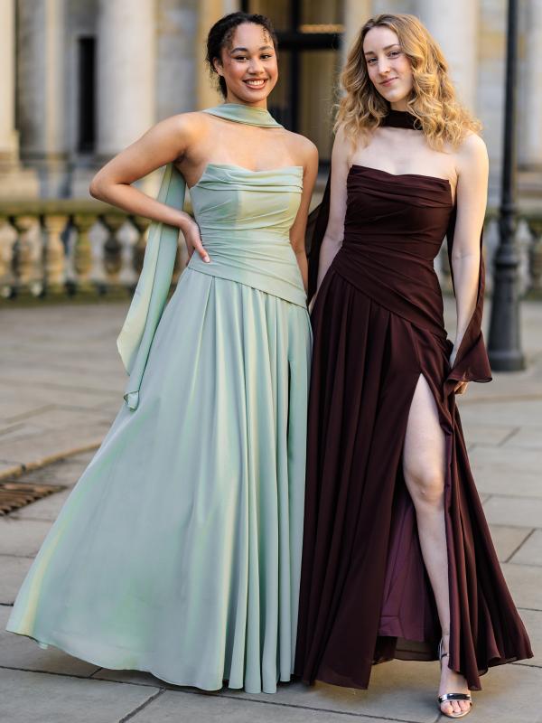 Abendkleid Aurora, salbeigrün g