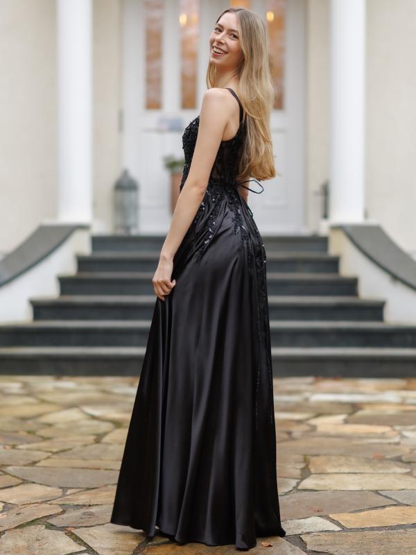 Abendkleid Mailin, schwarz s