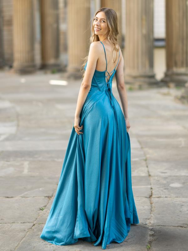 Abendkleid Medina, blau h