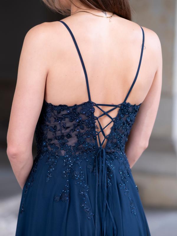 Abendkleid Marina, dunkelblau d2