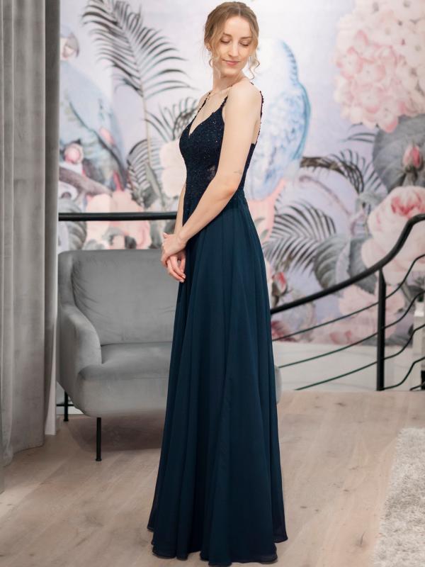 Abendkleid Loretta, dunkelblau s