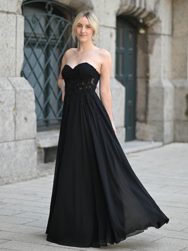 Abendkleid Amarella, schwarz v