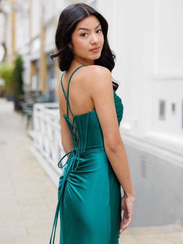 Abendkleid Stella, grün d2