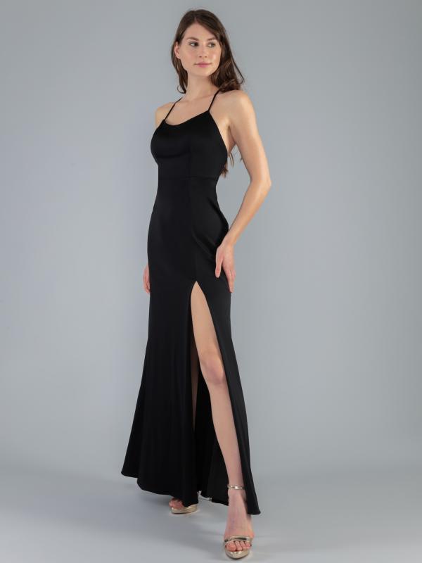 Abendkleid Angele, schwarz v2