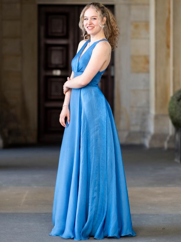 Abendkleid Tiara, taubenblau s