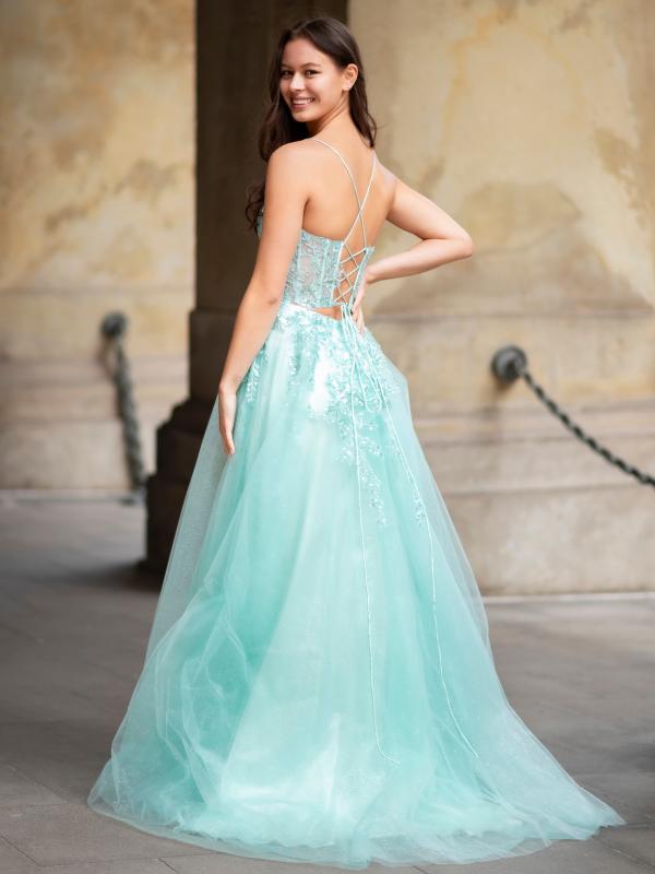 Ballkleid mit Tüll Finnja, mint h