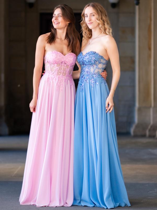 Abendkleid Karina, blau g