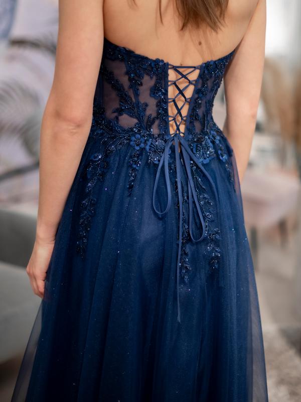 Abendkleid Sarah, dunkelblau d2