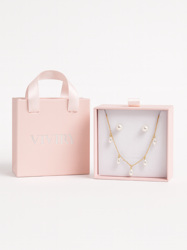 Schmuckset Ariva, gold v