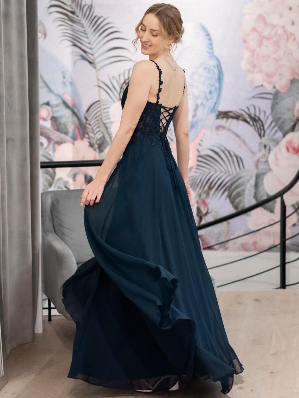 Abendkleid Loretta, dunkelblau s2