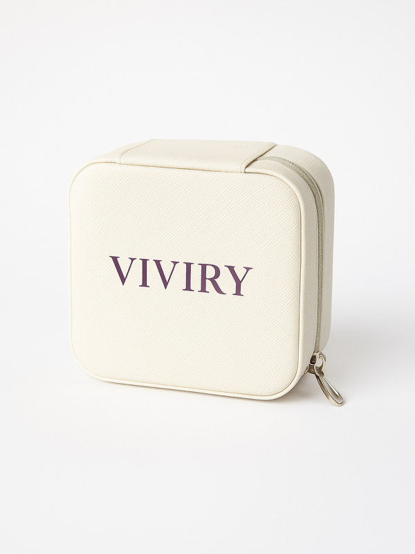 Reiseschmuckbox, weiß v