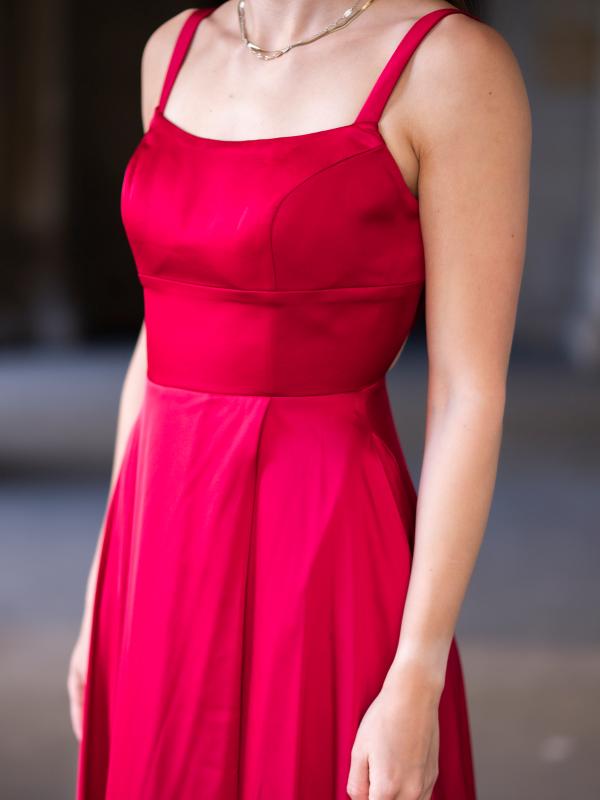 Abendkleid Hermine-Li, weinrot d