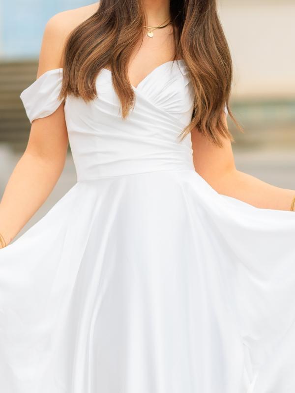 Abendkleid Belinda, weiß d