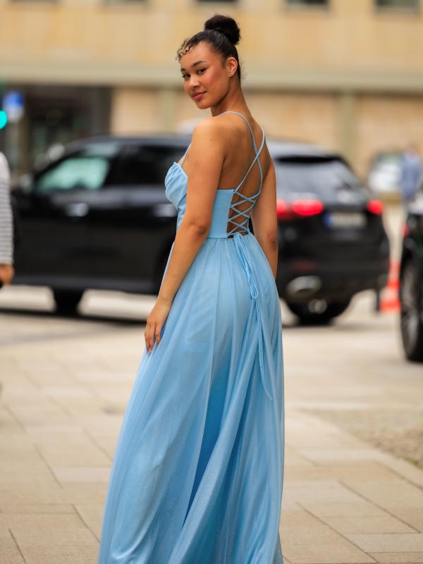 Abendkleid Isalie, hellblau s