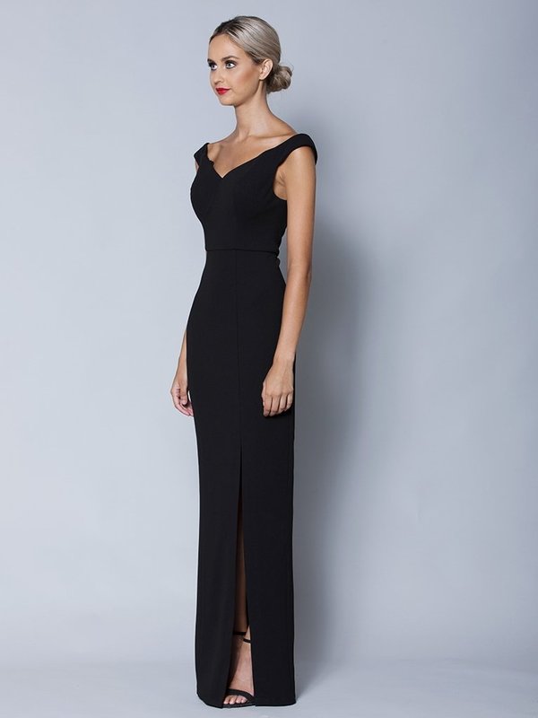 Abendkleid Catarina, schwarz s