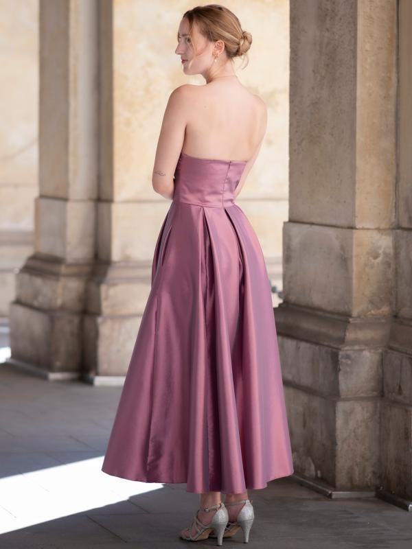 Abendkleid Midi Enya, rosa h