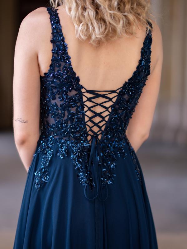 Abendkleid Alexis, dunkelblau d2