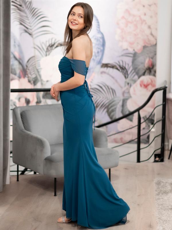 Abendkleid Nicolette, petrol s2