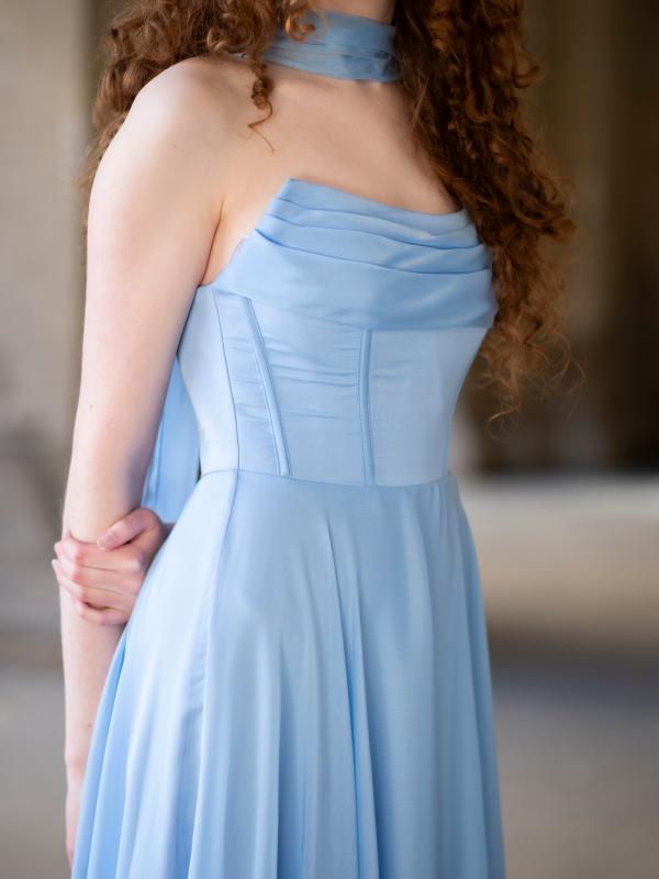 Abendkleid Jennifer, hellblau d
