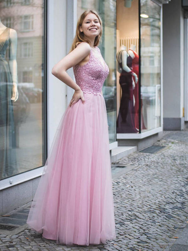 Abendkleid Orelia, rosa s