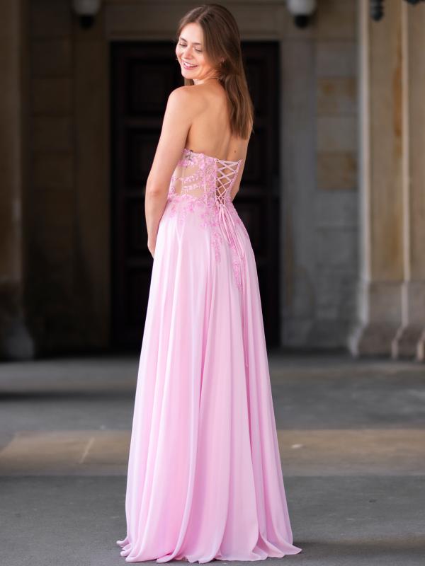 Abendkleid Karina, rosa h