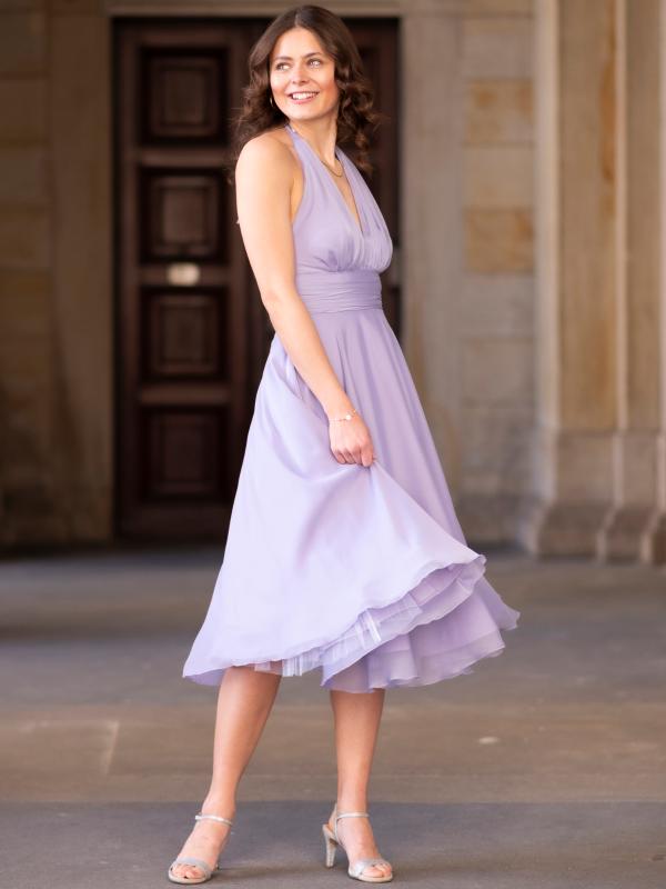 Cocktailkleid Mila, flieder v2