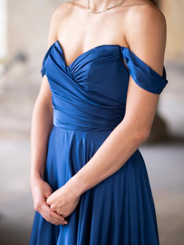 Abendkleid Belinda, blau d