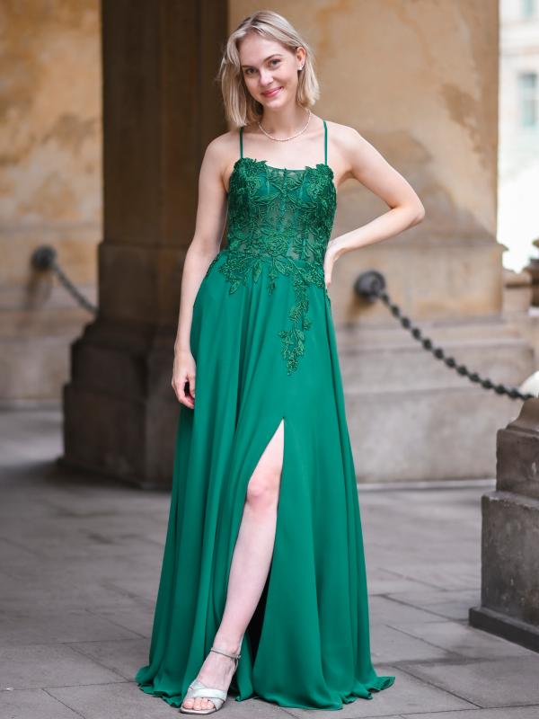 Abendkleid Maria, grün v