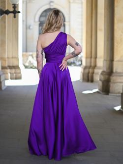 One-Shoulder Abendkleid Ayris, violett