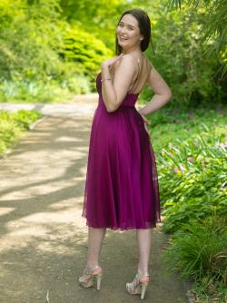 Cocktailkleid Raven, beere