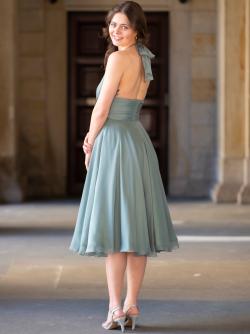 Cocktailkleid Mila, olivgrün