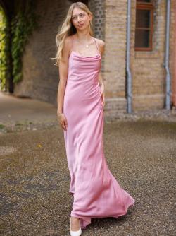 Satinkleid Celine, rosa
