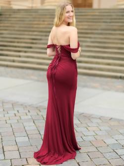 Abendkleid Nikolette, weinrot