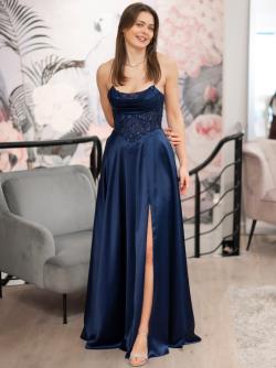 Abendkleid Ariana, dunkelblau
