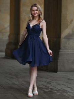 Cocktailkleid Charlie, dunkelblau