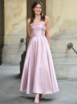 Abendkleid Midi Agnes, rosa
