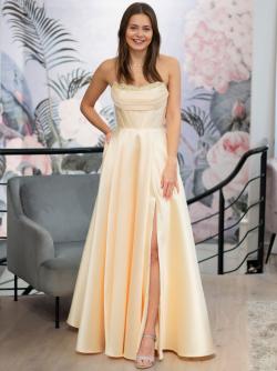 Abendkleid Annabelle, gelb