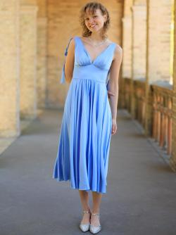 Cockatilkleid Liv, hellblau