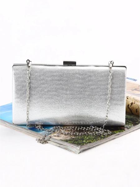 Clutch Capri, silber