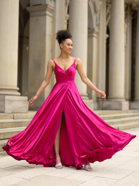 Abendkleid Adelina-Lou, fuchsia