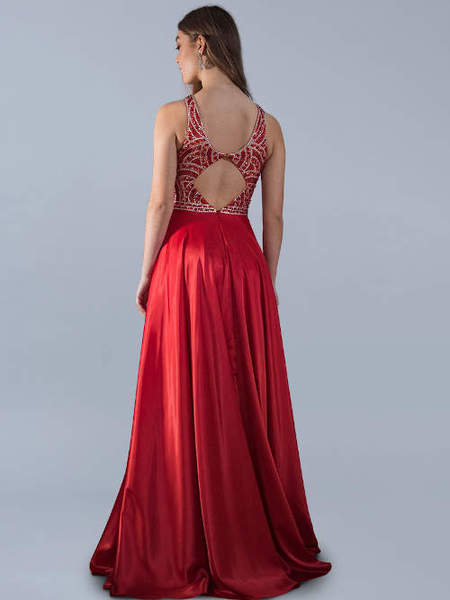 Abendkleid Olympia, rot