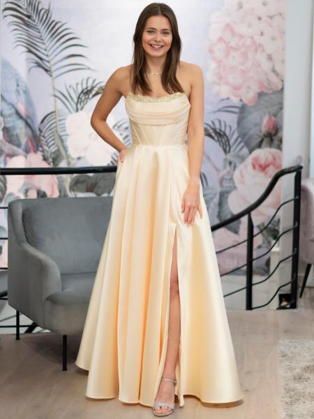 Abendkleid Annabelle, gelb