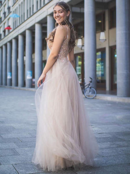 Tüllkleid Franziska, gold