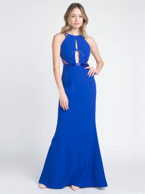 Abendkleid Rhonda Royalblau kaufen| VIVIRY Abendkleider